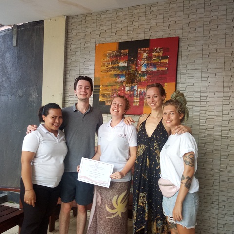 Reeva Bali Spa School Student